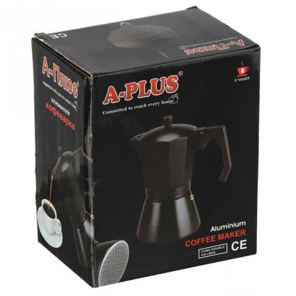 Гейзерна кавоварка A-Plus AP-2091 300 мл