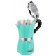 Кавоварка гейзерна Bravo Chef BC-12100-6 300 мл 6 чашок бірюзова