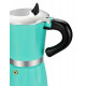 Кавоварка гейзерна Bravo Chef BC-12100-6 300 мл 6 чашок бірюзова