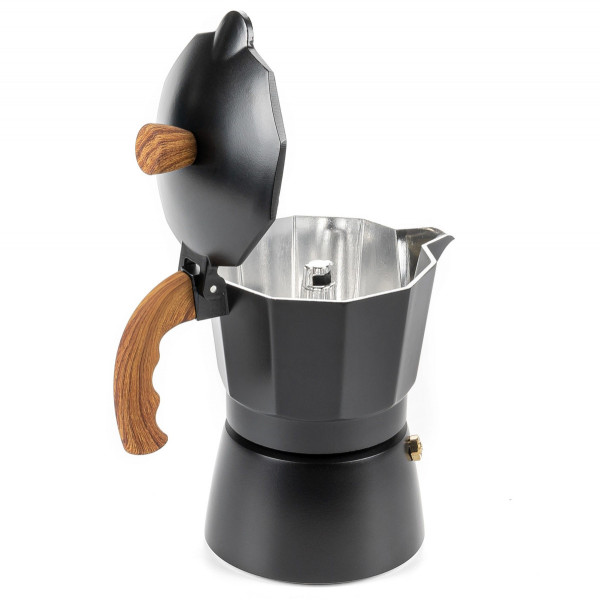 Гейзерна кавоварка Holmer Natural CF-0150-BW 3 чашки 150 мл
