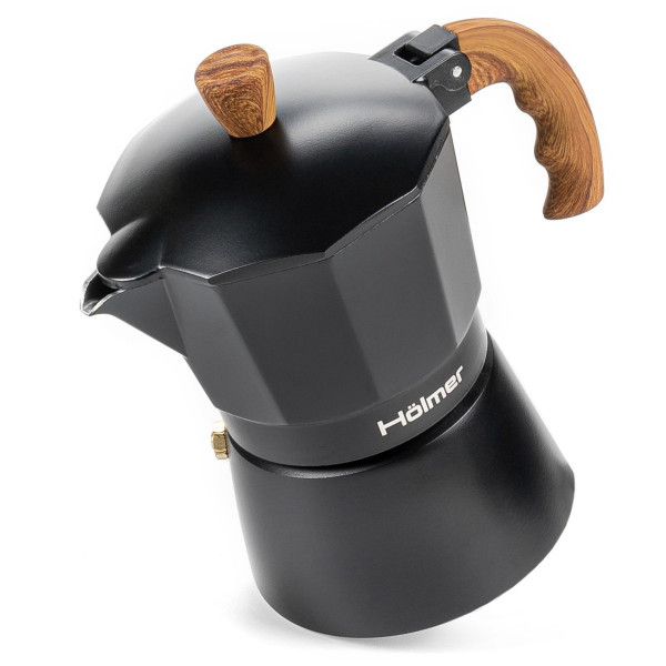 Гейзерна кавоварка Holmer Natural CF-0150-BW 3 чашки 150 мл
