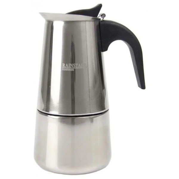 Гейзерна кавоварка Rainstahl RS-CM-8800-06 300 мл 6 чашок срібляста