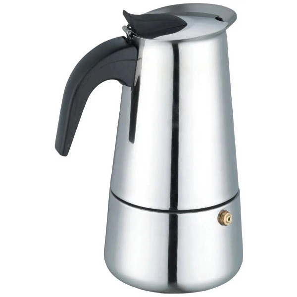 Гейзерна кавоварка Rainstahl RS-CM-8800-06 300 мл 6 чашок срібляста