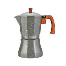 Гейзерна кавоварка Ringel Grey Line RG-12104-3 150 мл 3 чашки сіра