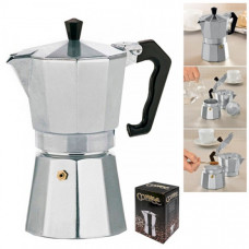 Гейзерна кавоварка Stenson TD-00436 300 мл 6 чашок срібляста