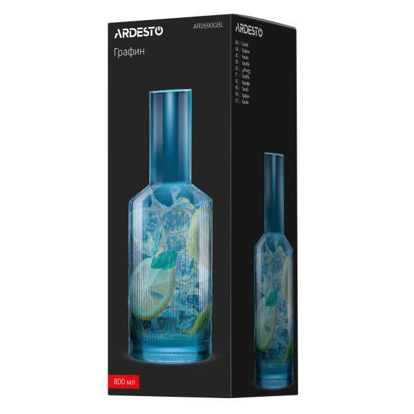Графін Ardesto AR2690GBL 800 мл блакитний