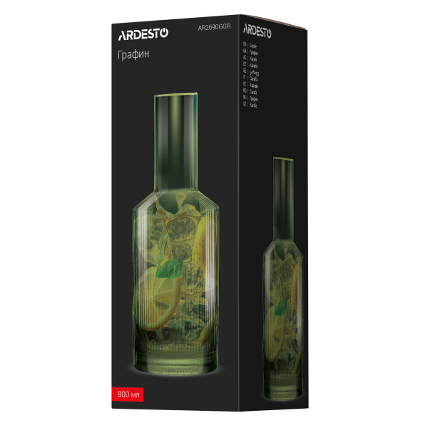 Графін Ardesto AR2690GGR 800 мл зелений
