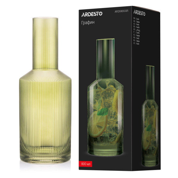 Графін Ardesto AR2690GGR 800 мл зелений