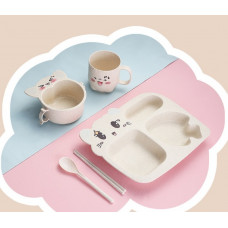 Дитячий набір посуду 11178 бежевий 6 предметів