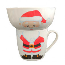 Дитячий набір посуду Limited Edition Santa YF6038 2 предмети