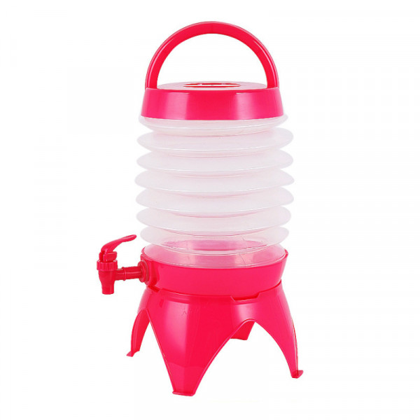 Диспенсер складаний з краником Edenberg EB-18425-Pink 3.5 л рожевий