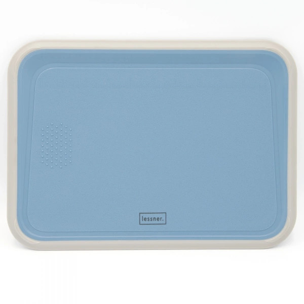Дошка кухонна Lessner Sky Blue 10314 38,3х33х1,2 см синя