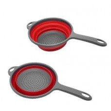 Друшляк складний силіконовий Frico FRU-088-Red 40.5 см червоний