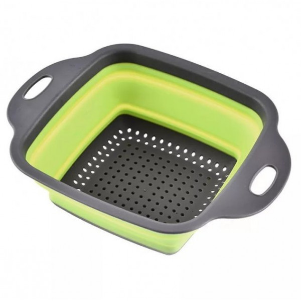Друшляк складний силіконовий Frico FRU-090-Green 29 см зелений