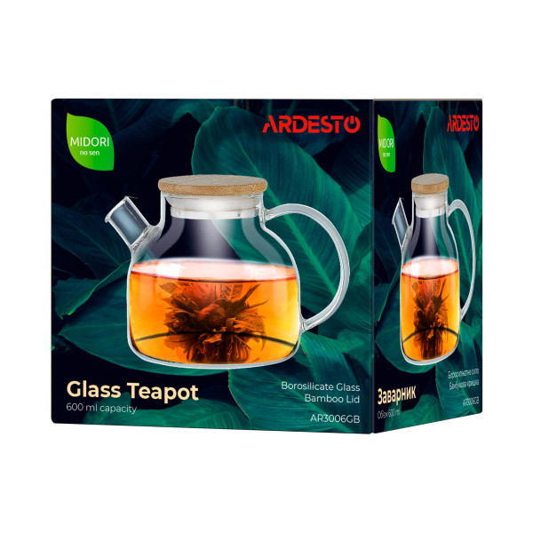 Заварник Ardesto Midori AR-3006-GB 600 мл