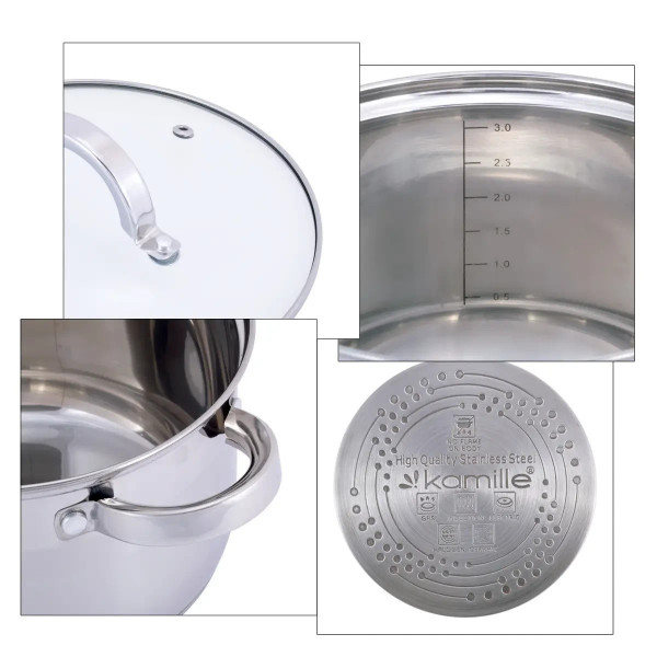 Каструля Kamille KM-5614S 1 л 14 см