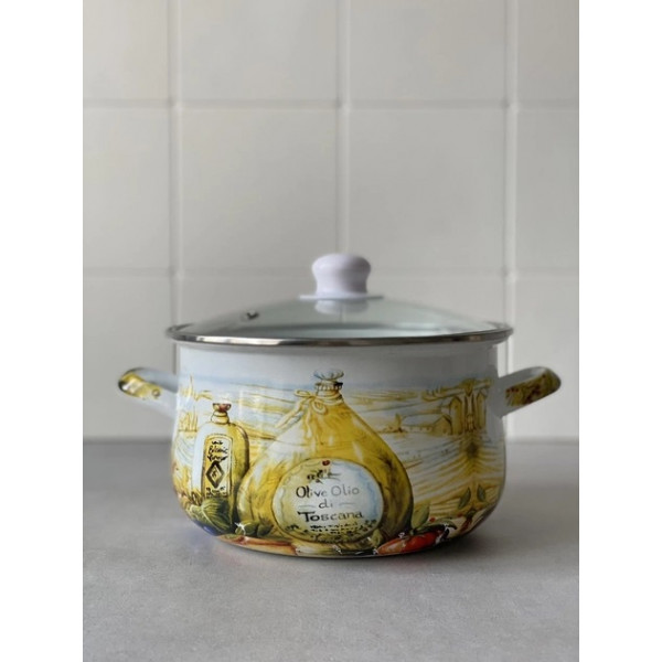 Каструля з кришкою Aureti Тоскана AU-701-18 2.5 л