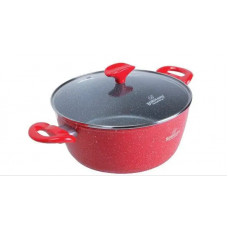 Каструля зі скляною кришкою Bohmann BH-7357-20-red 20 см 2 л