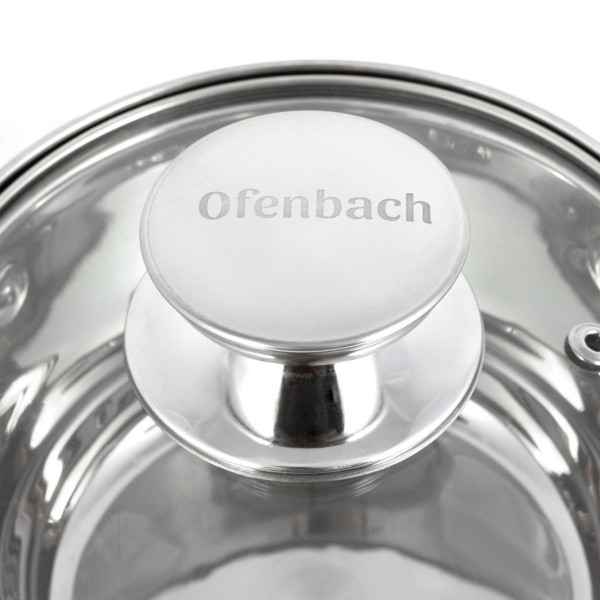 Каструля зі скляною кришкою Ofenbach KM-100511 1.7 л 16 см