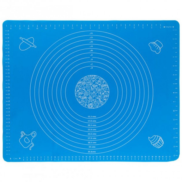 Килимок кондитерський силіконовий Frico FRU-082-Blue 59х39 см синій