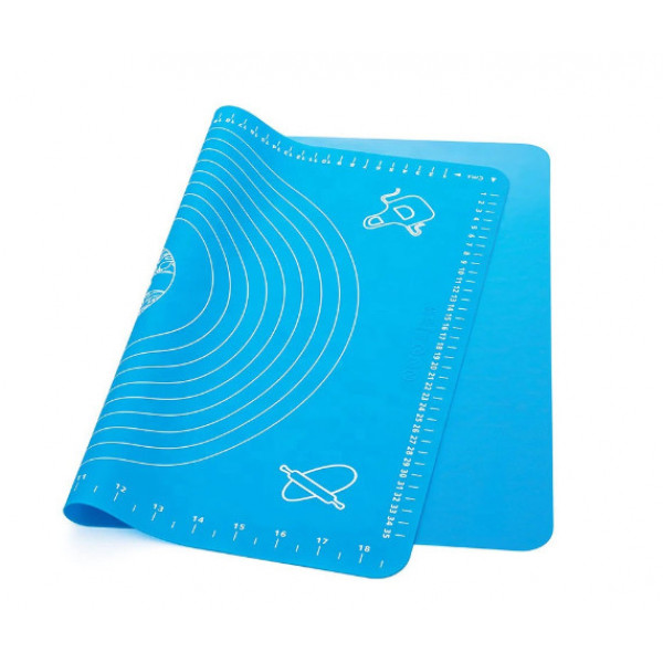 Килимок кондитерський силіконовий Frico FRU-082-Light-blue 59х39 см блакитний