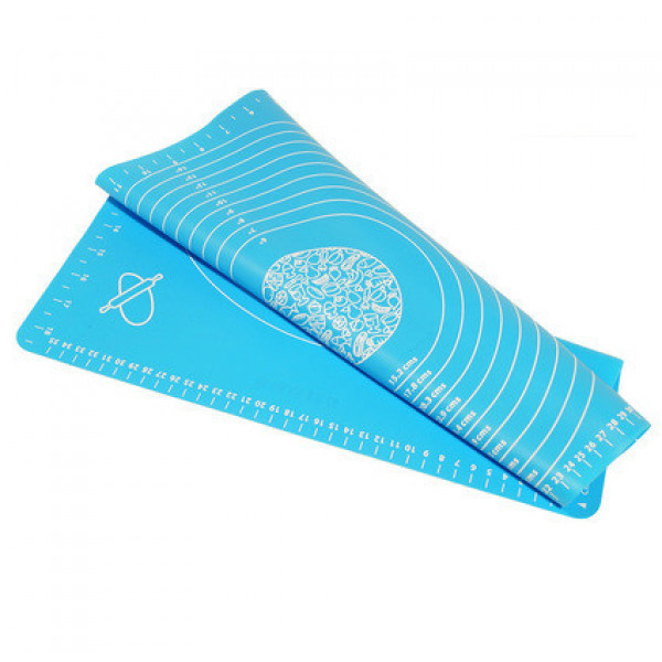Килимок кондитерський силіконовий Frico FRU-082-Light-blue 59х39 см блакитний