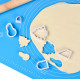 Килимок кондитерський силіконовий Frico FRU-082-Light-blue 59х39 см блакитний
