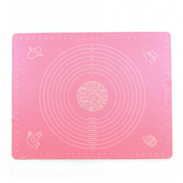 Килимок кондитерський силіконовий Frico FRU-082-Pink 59х39 см рожевий
