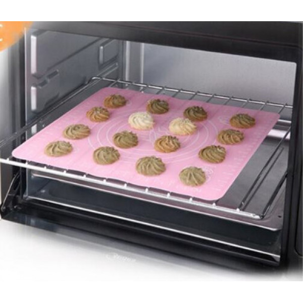 Килимок кондитерський силіконовий Frico FRU-082-Pink 59х39 см рожевий