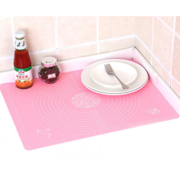 Килимок кондитерський силіконовий Frico FRU-082-Pink 59х39 см рожевий