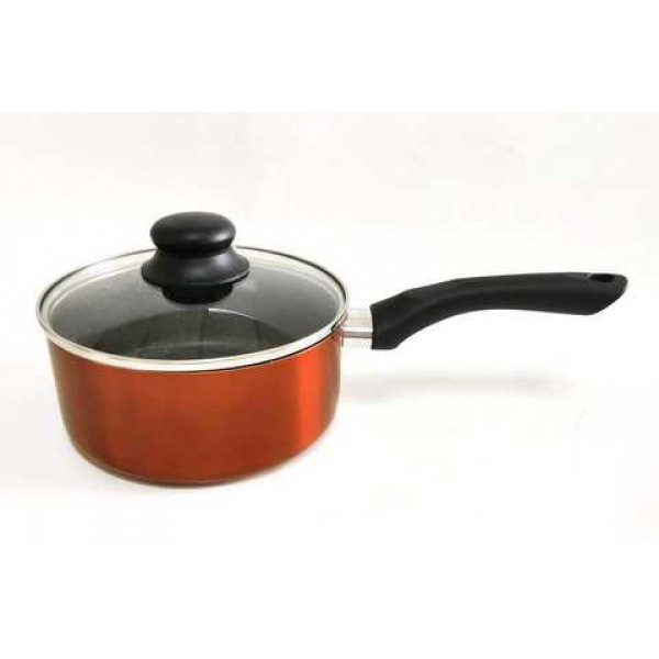 Ківш з кришкою Bohmann BH 6016-18 18 см 1.8 л червоний