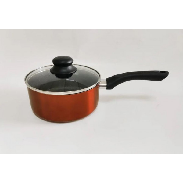 Ківш з кришкою Bohmann BH-6016-18 18 см 1.8 л червоний