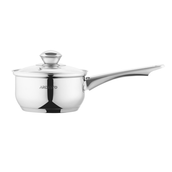 Ківш із скляною кришкою Ardesto Gemini Gourmet AR-1914-GSS 16 см 1.4 л