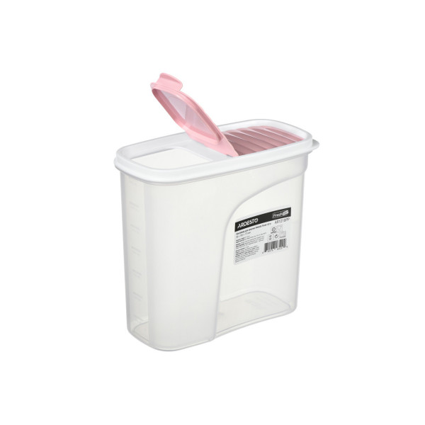 Контейнер для сипучих продуктів Ardesto Fresh AR-1218-PP 1800 мл рожевий