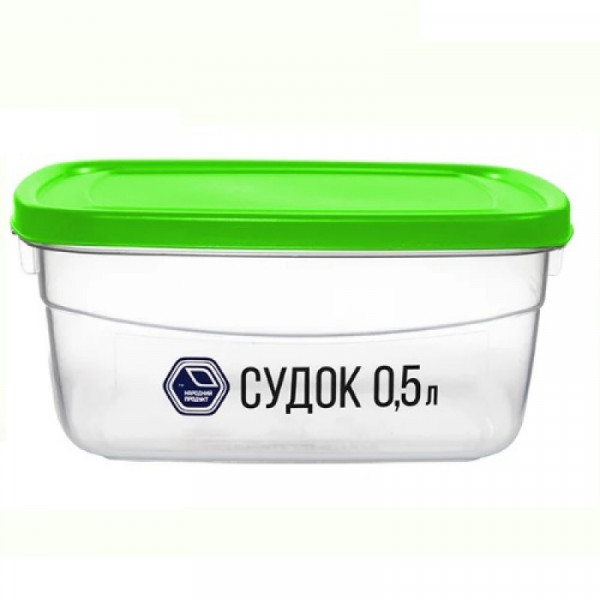 Контейнер харчової Stenson NP-89-з 500 мл зелений