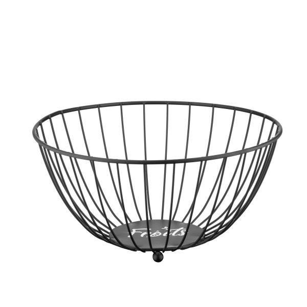 Кошик для фруктів Ardesto Midori AR0903B 28х28х13 см чорний