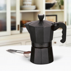 Кавоварка гейзерна Maestro МR-1666-9-BLAСK 450 мл 9 чашок