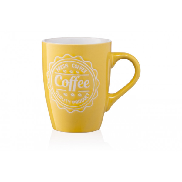 Кружка Ardesto Сoffee AR-3469-Y 330 мл жовта