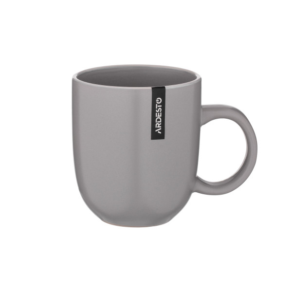 Кружка Ardesto Сremona Dusty grey AR-2939-GRС 390 мл сірий