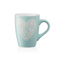 Кружка Ardesto Heart AR-3467-BL 330 мл блакитна