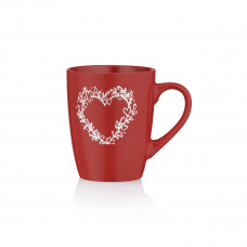Кружка Ardesto Heart AR3467R 320 мл червоний