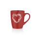 Кружка Ardesto Heart AR3467R 320 мл червоний