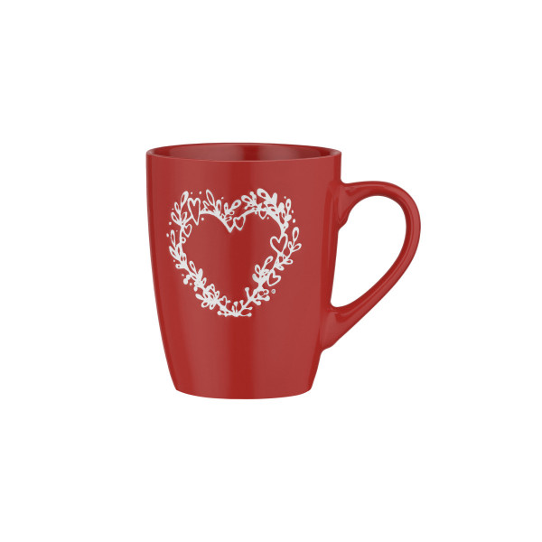Кружка Ardesto Heart AR3467R 320 мл червоний
