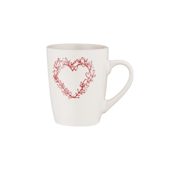 Кружка Ardesto Heart AR3467W 320 мл білий