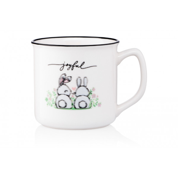 Кружка Ardesto Joyful AR-3461 320 мл біла
