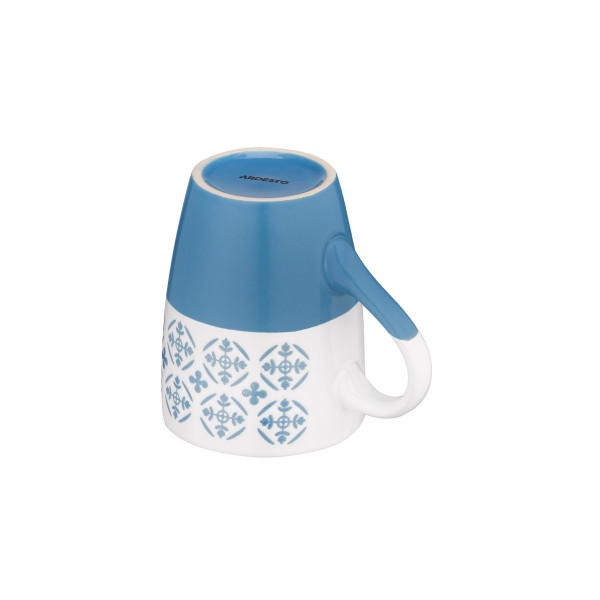 Кружка Ardesto Ornament AR3045BL 320 мл синій