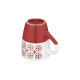 Кружка Ardesto Ornament AR3045R 320 мл червоний