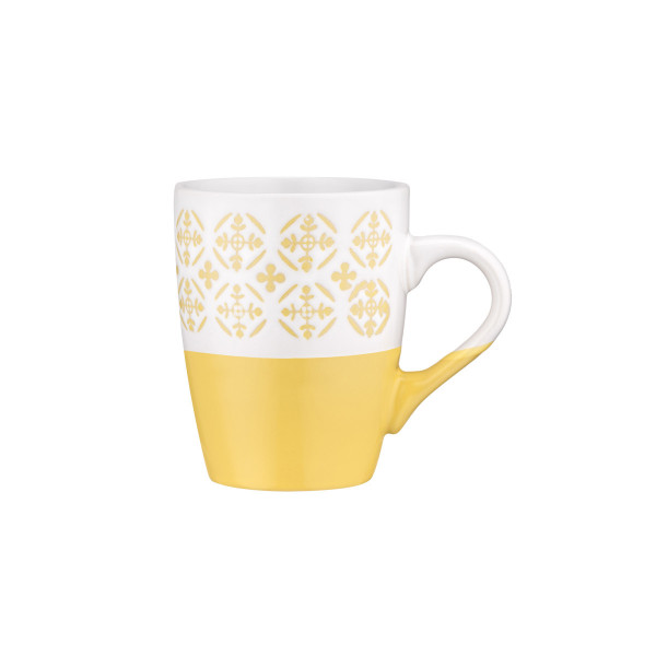 Кружка Ardesto Ornament AR3045YW 320 мл жовтий
