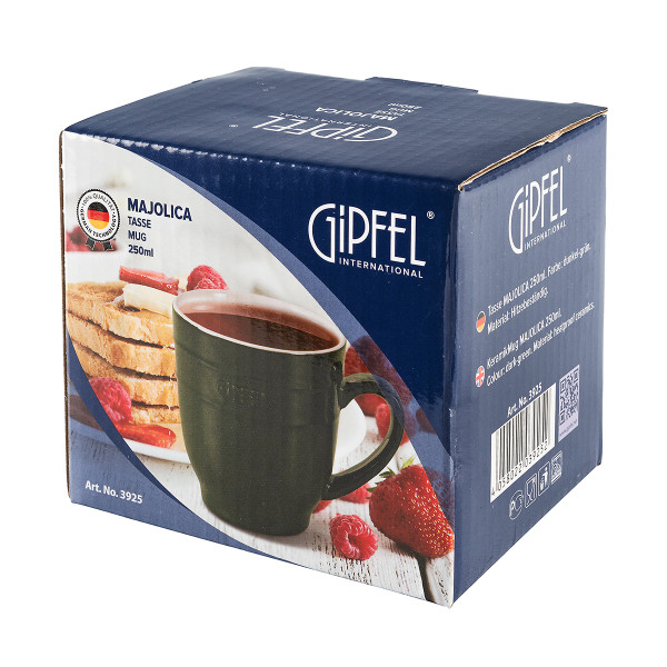 Кружка Gipfel Majolica GP-3925 250 мл зелена
