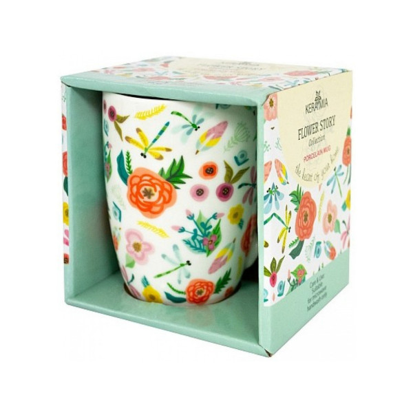 Кружка Keramia Flower story 21-279-103 360 мл